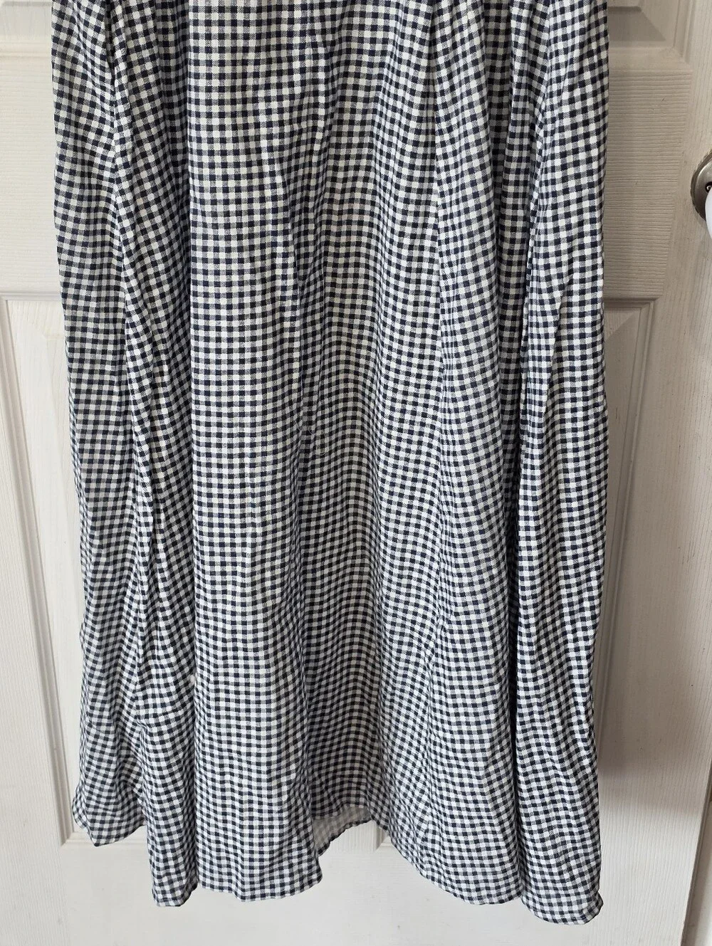 Abercrombie and Fitch Linen-Blend A&F Bra-Free Dylan Midi Dress Size Medium NWT